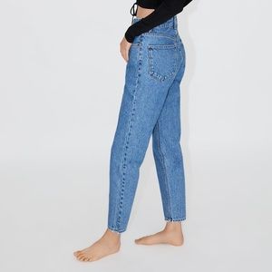 zara authentic denim by trf mom jeans